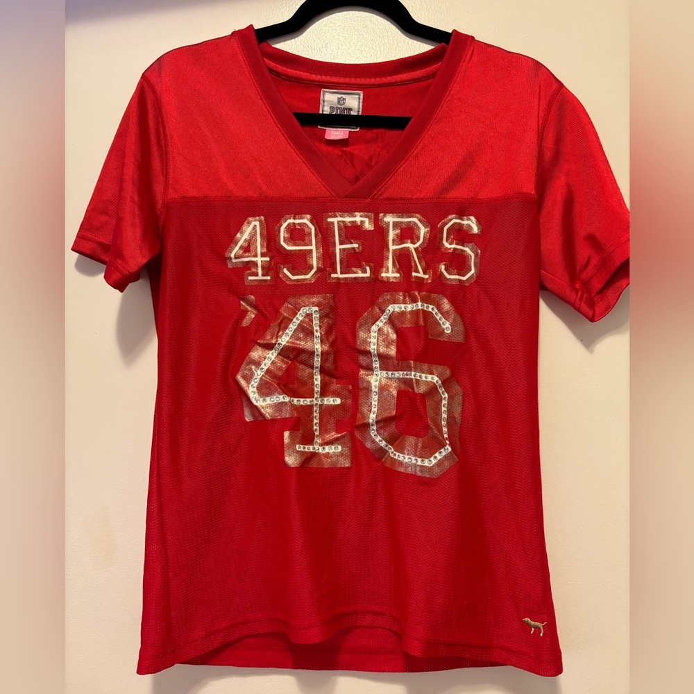 Victoria Secret Pink San Francisco 49ers jersey
